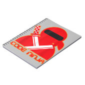 Code Ninja Computer Coding Engineer Funny Lovers Notizblock (Linke Seite)