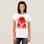 Code Ninja Computer Coding Engineer Funny Lovers T-Shirt (Vorne ganz)