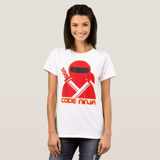 Code Ninja Computer Coding Engineer Funny Lovers T-Shirt (Vorne ganz)