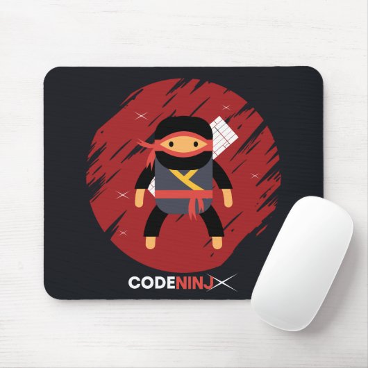 Code Ninja Programmer Mousepad (Mit Mouse)