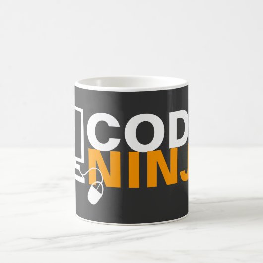 Code Ninja-Tasse Kaffeetasse (Mittel)