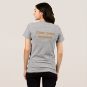 Code Open Interest Tri-Blend Shirt (Rückseite voll)