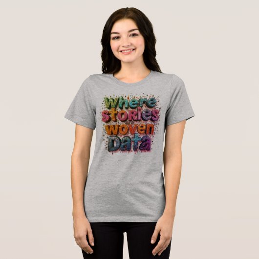 Code Open Interest Tri-Blend Shirt (Vorderseite voll)
