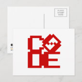 CODE POSTKARTE (Vorne/Hinten)