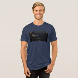Code Review Programmierer Tri-Blend Shirt