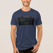 Code Review Programmierer Tri-Blend Shirt (Vorderseite)