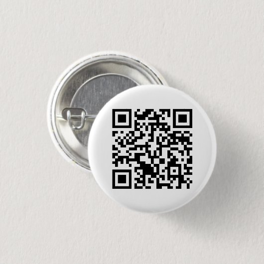Code Rickrolled Rick-RollenQR Button (Vorne & Hinten)