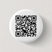 Code Rickrolled Rick-RollenQR Button (Vorderseite)