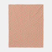 CODE rot Fleecedecke (Vorderseite)