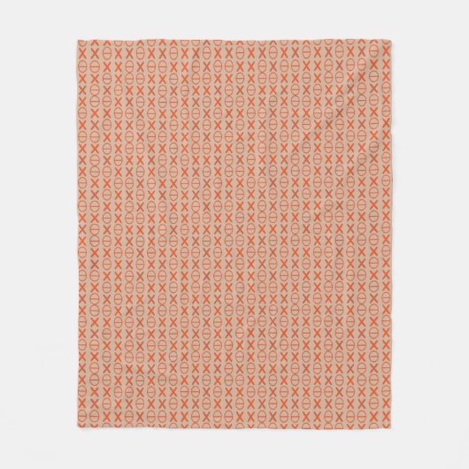 CODE rot Fleecedecke (Vorderseite)