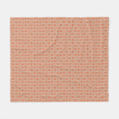 CODE rot Fleecedecke (Vorderseite (Horizontal))