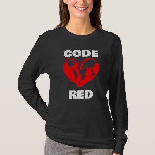Code Sehr Rot Für Die Menschlichkeit 1 T-Shirt (Vorderseite)