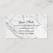 Code-Sonderaktion für Yoga Studio Visitenkarte (Rückseite)