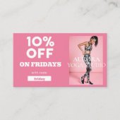 Code-Sonderaktion für Yoga Studio Visitenkarte (Vorderseite)