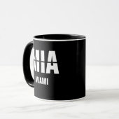 Code & Stadt, Flughafencode MIA, MIAMI hinzufügen Tasse (Vorderseite Links)
