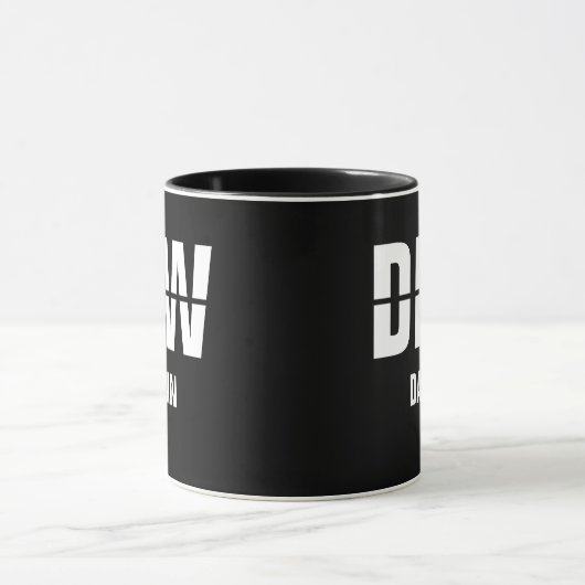 Code & Stadt hinzufügen - Airport Code DRW DARWIN Tasse (Zentrum)