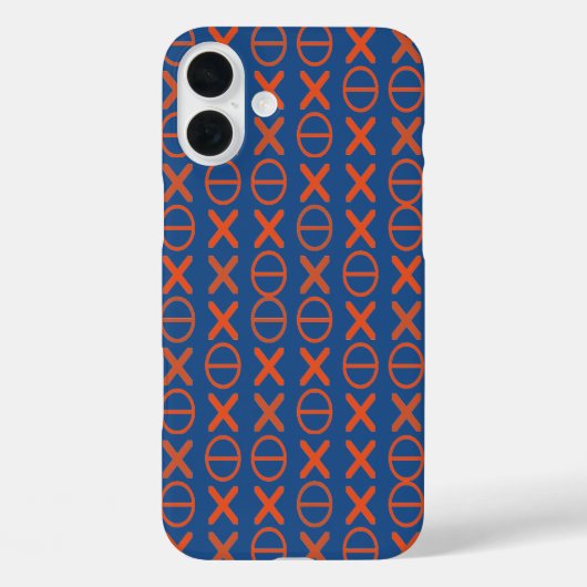 CODE String Orange für jede Farbe Case-Mate iPhone Hülle (Rückseite)