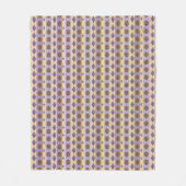 CODE-Symbole blau kleiner Druck Fleecedecke (Vorderseite)