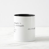 Code-Tasse für Geeks Tasse (Zentrum)