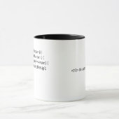 Code-Tasse für Geeks Tasse (Zentrum)