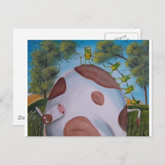 CODE UND FROGS POSTKARTE (Vorne/Hinten)