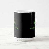 Code und Kaffee Leben ist gut Kaffeetasse (Mittel)