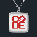 CODE VERSILBERTE KETTE<br><div class="desc">LIEBE CODE Globe Trotters spezialisiert sich auf die Idiosynkratische Bildsprache aus der ganzen Welt. Hier finden Sie einzigartige Grußkarten,  Postkarten,  Poster,  Mousepads und mehr.</div>