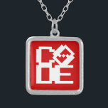 CODE VERSILBERTE KETTE<br><div class="desc">LIEBE CODE Globe Trotters spezialisiert sich auf die Idiosynkratische Bildsprache aus der ganzen Welt. Hier finden Sie einzigartige Grußkarten,  Postkarten,  Poster,  Mousepads und mehr.</div>