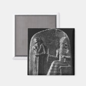 Code von Hammurabi, oben auf der Stele Magnet (Vorderseite/Rückseite)