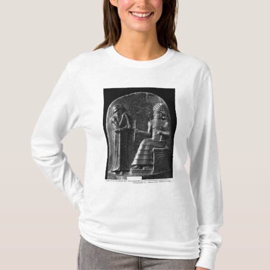 Code von Hammurabi, Spitze des Stele T-Shirt (Vorderseite)