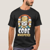 Code Whisperer Codierung Coder Programmierung Code T-Shirt (Vorderseite)