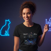 Code Whisperer Developer Cat Women's Black T - Shi T-Shirt