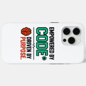 Code With Purpose iPhone Case (Rückseite (Horizontal))
