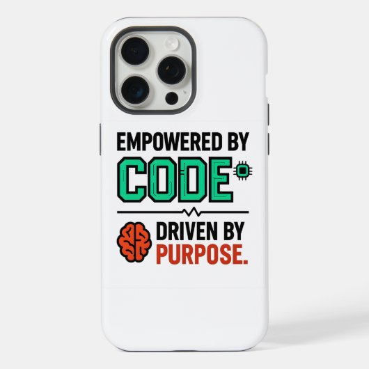 Code With Purpose iPhone-Hülle iPhone Hülle (Rückseite)