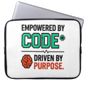 Code With Purpose Laptop Sleeve (Vorderseite)