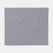 CODE-Zeichenfolgen grün auf jeder Farbe Fleecedecke (Vorderseite (Horizontal))