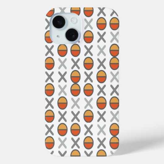 CODE-Zeichenkette Rot Gelb auf einer beliebigen Fa Case-Mate iPhone Hülle (Rückseite)