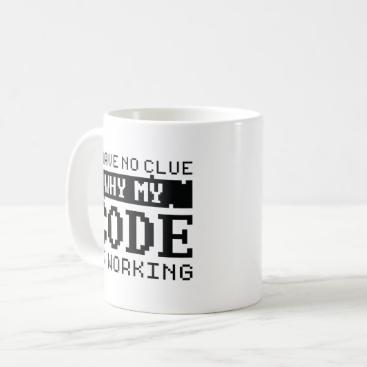 Codearbeit Kaffeetasse (Vorderseite Links)