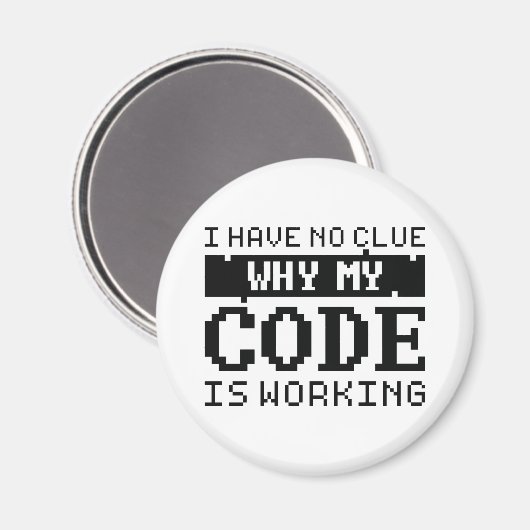 Codearbeit Magnet (Vorderseite/Rückseite)