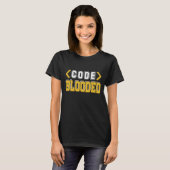 Codeblockierte Computerprogrammierung T-Shirt (Vorne ganz)