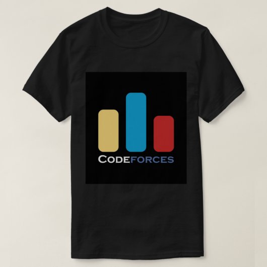 Codeforce Offiziell Dark T-Shirt (Design vorne)