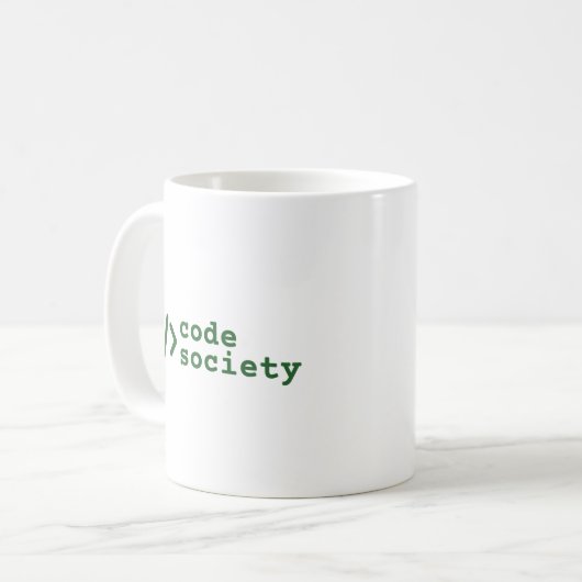 Codegesellschaft Kaffeetasse (Vorderseite Links)