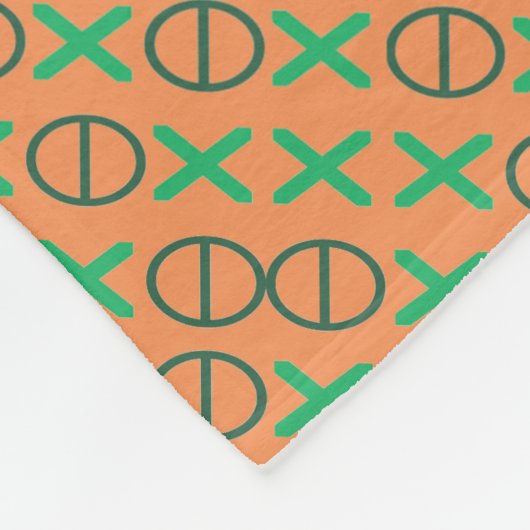 CODEgrün Fleecedecke (Ecke)