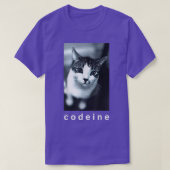 Codein Cat Funny  T-Shirt (Design vorne)