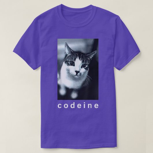 Codein Cat Funny T-Shirt (Design vorne)