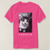 Codein Cat Funny T-Shirt (Design vorne)