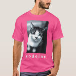 Codein Cat Funny T-Shirt<br><div class="desc">Codein Cat Funny .</div>