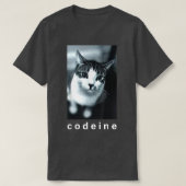 Codein Cat Funny T-Shirt (Design vorne)