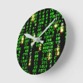 Codematrix Akrylklemmenuhr Runde Wanduhr (Winkel)