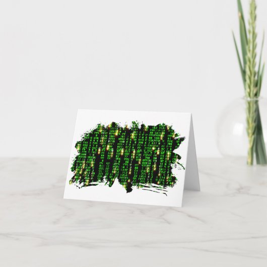 Codematrix Einladung (Vorderseite)